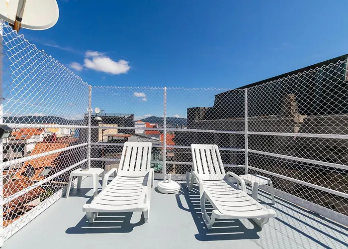 Atico Duplex Con Terrazas Privadas Centro 2 Hab ツ By Rias Baixas Appartement *